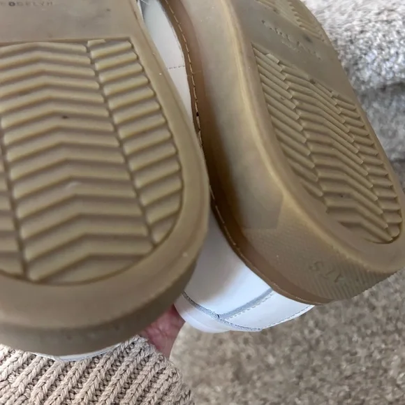 GREATS Brooklyn Royale White Leather and Gum Sneakers. US9/UK8.5/EUR41. Classic - Picture 11 of 16